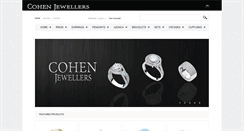 Desktop Screenshot of cohenjewellers.com